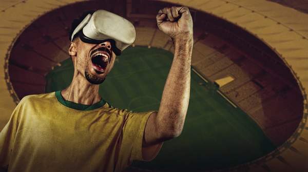 Editorial illustration for AI vs. AR/VR in Sports Broadcasting: Two Different Bets on the Same Fan