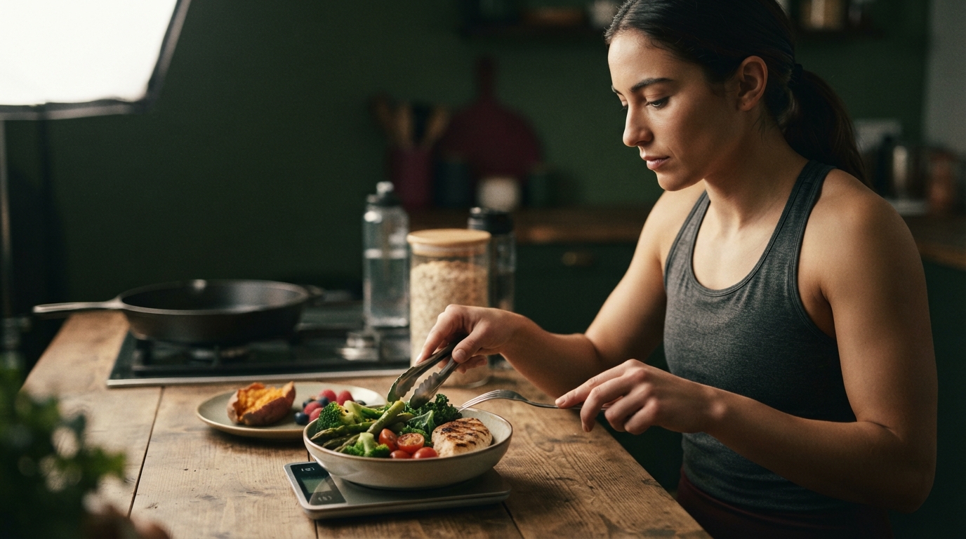 Editorial illustration for Two Nutritional Keys to Balancing Fat Loss and Recovery for Athletes
